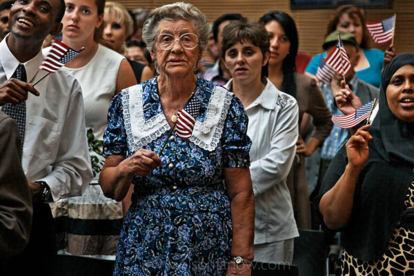 Phoenix Naturalization Ceremony | USA
Immigration has been a major source of population growth and cultural change throughout much of the history of the United States. The economic, social, and political aspects of immigration have caused controversy regarding ethnicity, economic benefits, jobs for non-immigrants, settlement patterns, impact on upward social mobility, crime, and voting behavior. As of 2006, the United States accepts more legal immigrants as permanent residents than all other countries in the world combined.
