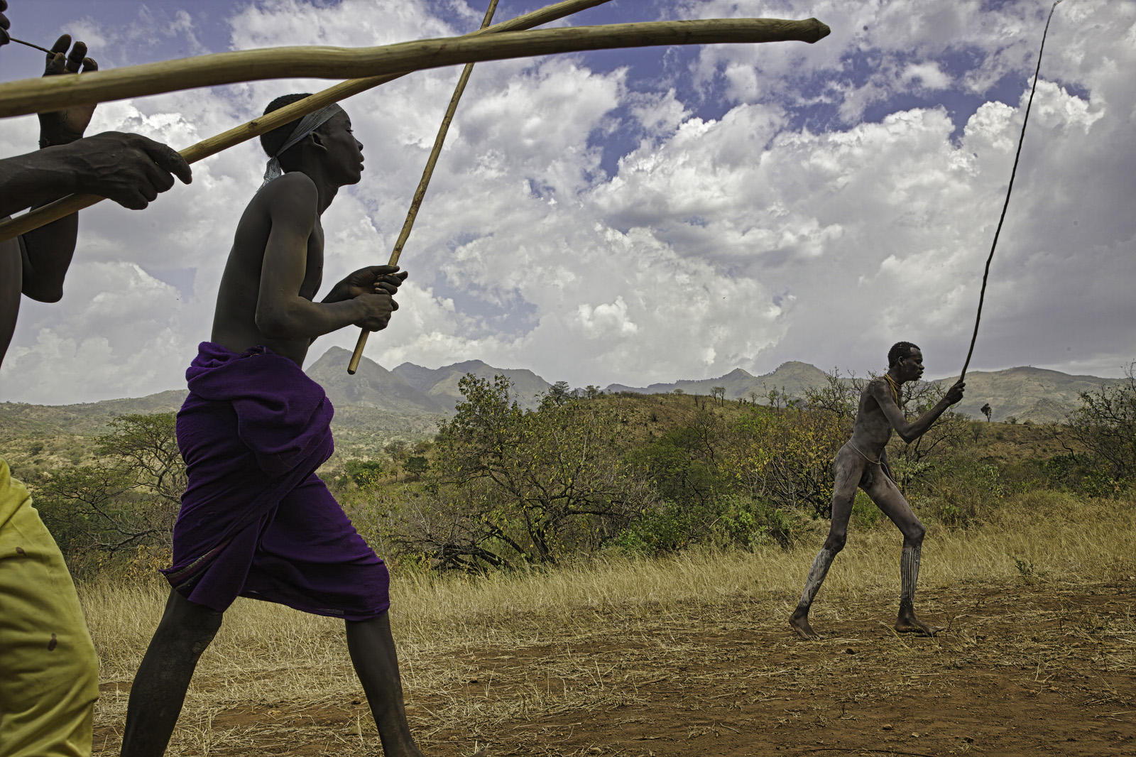 Stick fighting with the - TJ's Wild African Adventures